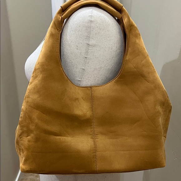Ahdorned | Suede Hobo Bag w/Matching Bag & Embroidered Crossbody Strap - Picture 8 of 17